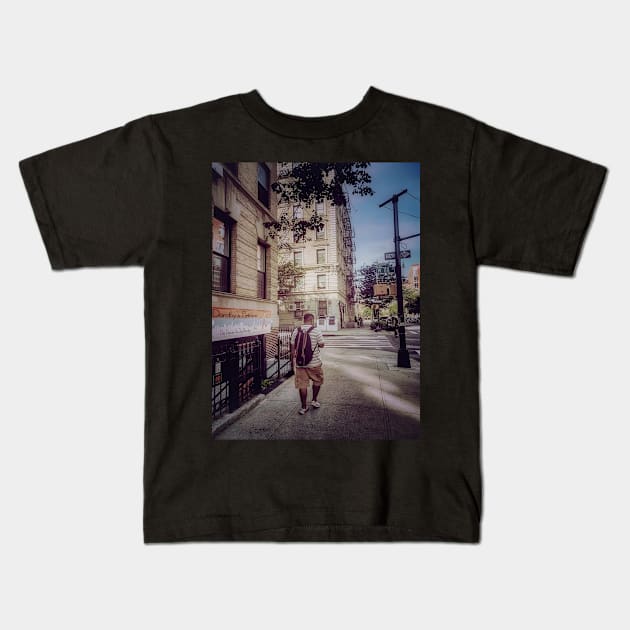 Harlem, Manhattan, New York City Kids T-Shirt by eleonoraingrid